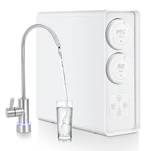 High Capacity Tankless RO Water Filter System – 5-Stage Filtration – 600 GPD, 2:1/4:1 Water-Saving Pure to Drain Ratio, Real-Time TDS Display – NSF/FC/SGS Certified – Under-Basin & Countertop Use, Smart Faucet