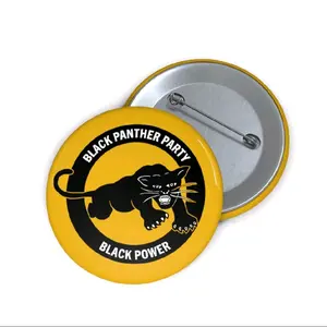 Black Panther Black Panther Party Black Power Power to the People Social Justice Pin Buttons