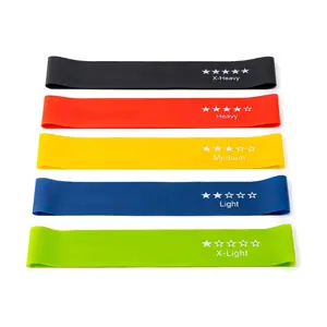 Summer Spring Gift – Resistance Bands Set for Home Workout, 5 Level Exercise Bands for Fitness & Strength Training, Includes Guide & Carry Bag