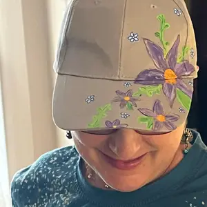 Hand Painted Baseball Hats (customized)