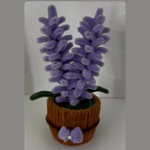 Lavender Pipe Cleaner Pot
