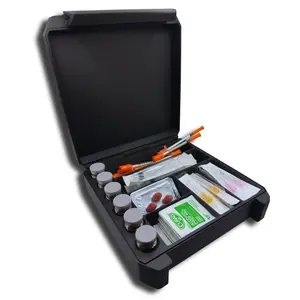 6-Vial Storage Case - Compact Home Organizer for Daily Wellness Supplies, Medication Pens, Home Health Essentials