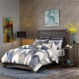 212 MAIN Casual Broken Chevrons Reptile & Amphibian Cotton Fiber Bed Set - Full & Queen Sizes, Duvet-Finish Printed Comforter, Decorative Bedding Set for Pet Supplies Decorations, Bed Sets