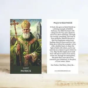 St. Patrick Prayer Cards | Wallet Size | 50, 100, 250, 500, 1000