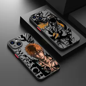Anime Bleach For iPhone 17 16 15 14 13 12 11  XS  X  Pro Max Plus Frosted Translucent Phone Case