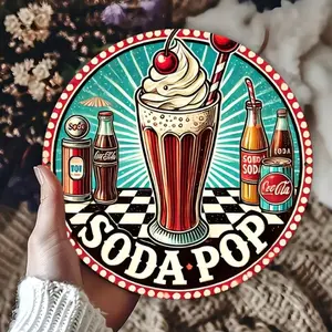 Aluminum Novelty Wall Decor for Home Bar Cafe Garage Farmhouse Bathroom Bedroom Kitchen Living Room Christmas House Decoration