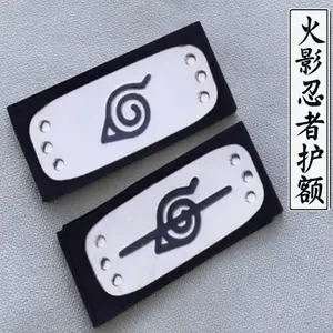 Konoha Headband for Cosplay & Halloween 39 in by 2 in with Unique Symbol Design Perfect for Anime Fans Masks Regular