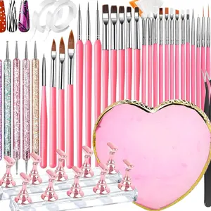 Nail Art Tools, Nail Design Tools, Nail Art Brushes, Nail Brushes For Nail Art, Nail Art Kit, Nail Stand, Nail Holder For Painting Nails, Nail Dotting Tool, Nail Art Palette, Nail Tools