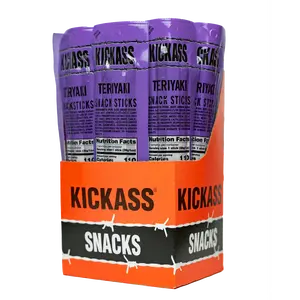 Kickass Teriyaki Twin Pack Snack Sticks 16CT Caddy
