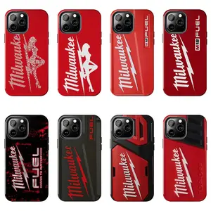 Milwaukee Tool Phone Case - Heavy Duty Red Mechanic Edition Phone Case - Industrial Grade Tough Shell - Phone Cover for iPhone 7-17 Pro Max / for Samsung S21-S25 Ultra