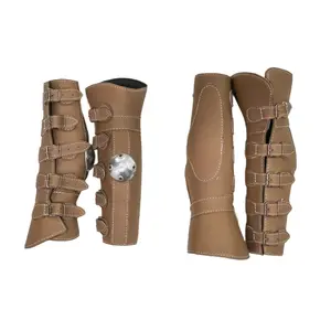 Protectores Para Caballo Brown Charro Horse Leg Boots