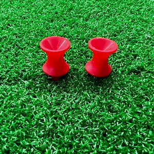 Durable Plastic Golf Ball Tees, Golf Accessories, Unbreakable Reusable Design, High Consistency, Vibrant, Easy Identification and Retrieval