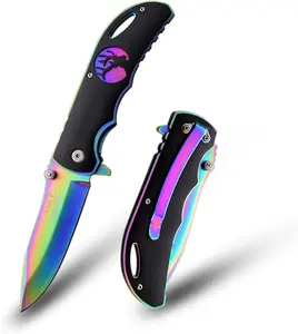 Elk Ridge Pocket Folding Knife, Straight Edge Blade, 4.5-Inch Closed ER-A008