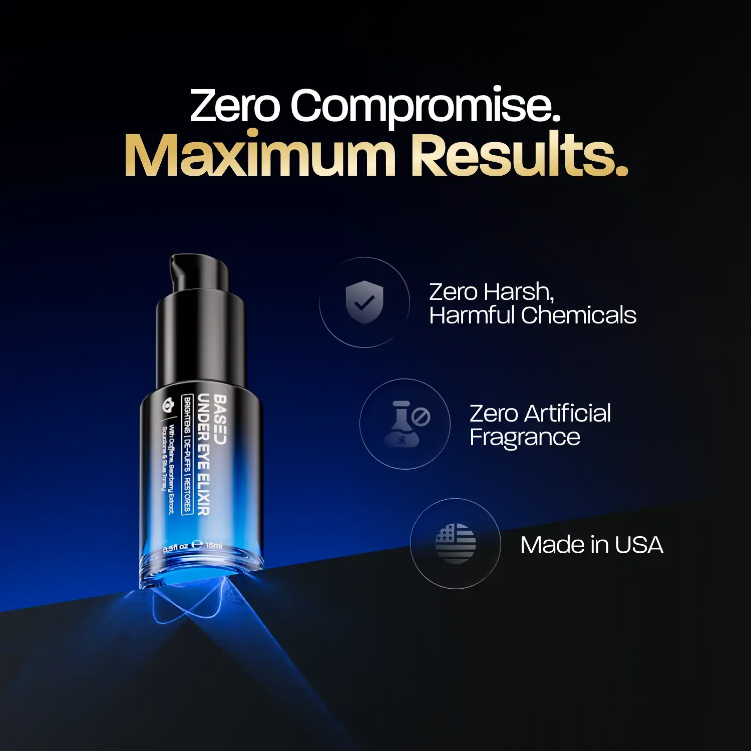 Under Eye ElixirT Brightens, De-Puffs& Revitalizes Under Eyes I Simple, Effective