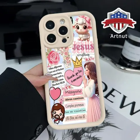 Multi-Model Silicone TPU Smartphone Case & Cover for iPhone Series (17 Pro Max,15 Plus,16,14,13,12,11,Air,XR,XS,E) - Faith and Love Collage Design, Soft Durable, Anti-Scratch, Shockproof Bumper, Raised Lips, Protective Casing Accessory