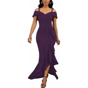 2026 Women's Sexy Elegant Formal Dress Sleeveless Wedding Guest Bride DressesGift