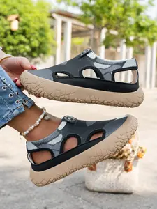 Women's Summer Slip-On Sneakers, Breathable Textile Low Top, Comfortable Rubber Sole, Casual All-Season Footwear, Round Toe Design