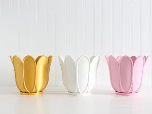 Flower Planter, Tulip Planter, Modern Indoor Planter, Plant Pot for Spring