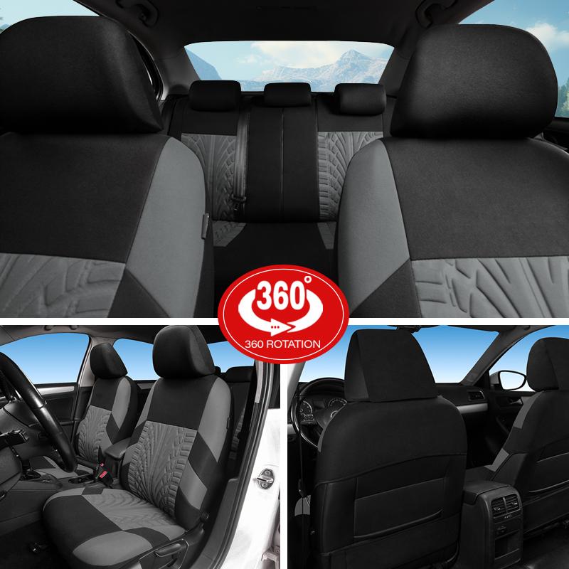 5 Seater Universal Car Seat Cover Full Set 3D Tire Print with Steering Wheel Cover Quick Install for Most Cars Trucks SUVs Easy No Dismantling Needed 5 Seater Universal Car Seat Cover Full Set 3D Tire Print with Steering Wheel Cover Quick Install for Most Cars Trucks SUVs Easy No Dismantling Needed