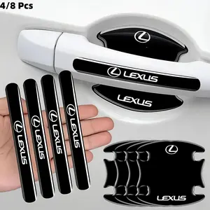 4/8 Pcs Car Door Handle Stickers, Scratch Protection for Lexus Models, Anti-Scratch Door Bowl Guards, Automotive Accessories
