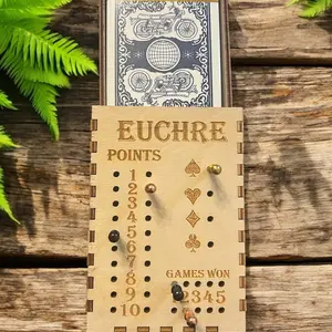 Travel Euchre and Cribbage set