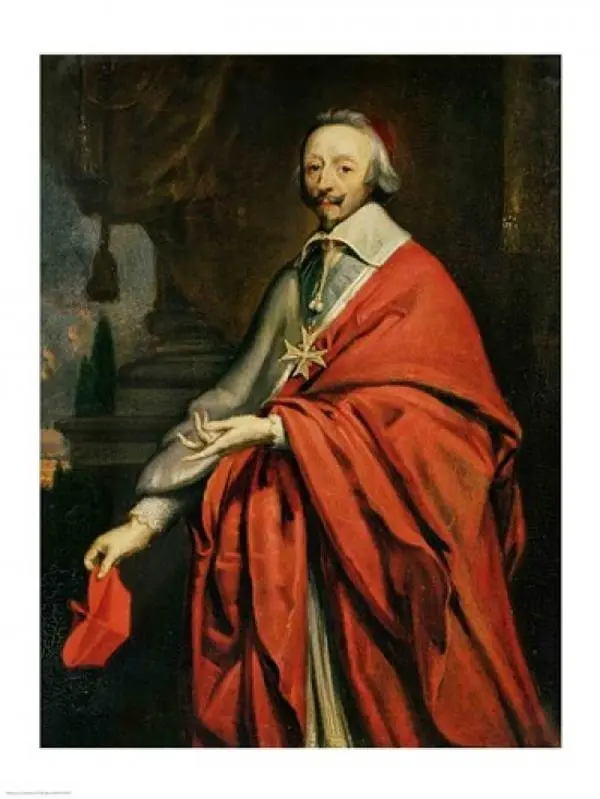 Posterazzi BALXOU173257 Portrait of Cardinal De Richelieu Poster Print by Philippe De Champaigne - 18 x 24 in.
