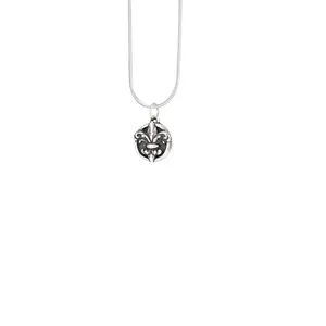 Water Lily Circle Pendant