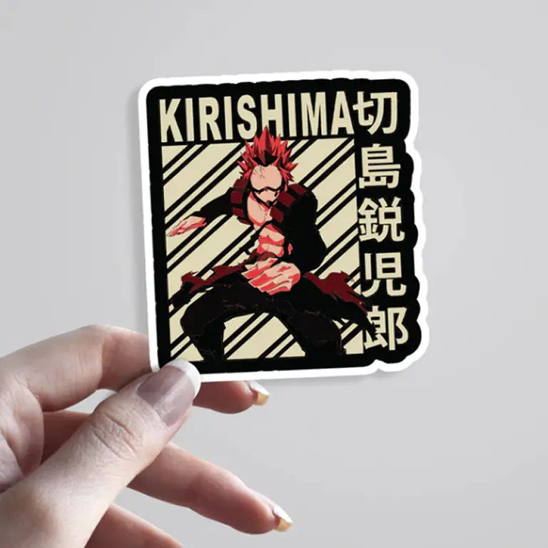 Kirishima of MHA Anime Stickers