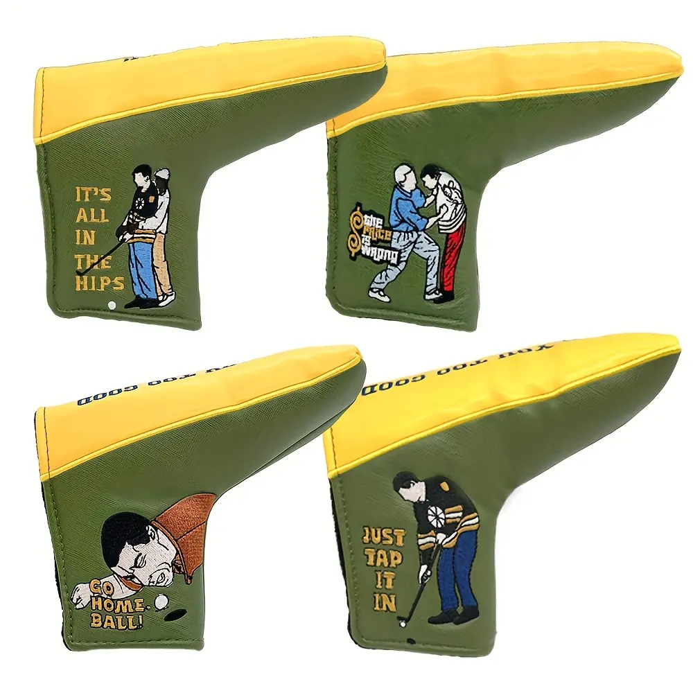 Golf Club Protective Cover, Golf Putter, Durable Dust-Proof Golf Accessories, Fashionable Design, Multiple Styles Available, Best Protection for Clubs, Essential Golf Accessory, Golf Gear