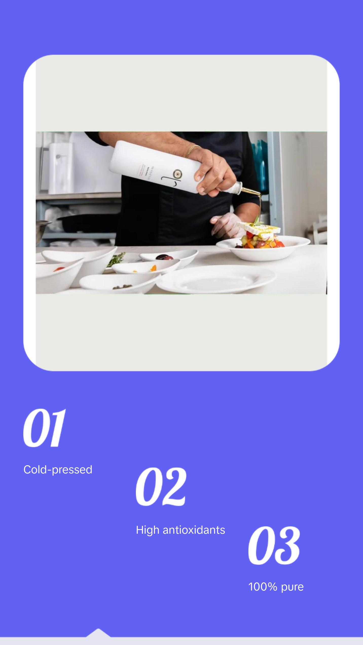 YAYA'S EVOO - Cold Pressed Extra Virgin Olive Oil, Staight from Greece. 100% Pure EVOO, Natural Superfood, High Antioxidant, Polyphenol Rich (5000ml)