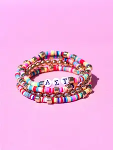 Alpha Sigma Tau Miley Sorority Bracelet Stack