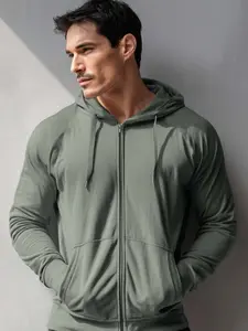 Aether Faraday Unisex Hoodie - Silver Lined Zip Up, Fitted, Long Sleeve, EMF Protection, Water Absorbent, Minimalist Design, Work Wear, Winter Season