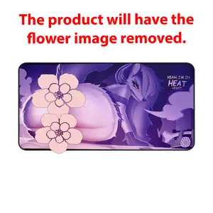 Yeah Im In Heat Loona Helluva Boss Mouse Pad – Anime Wolf Girl Gaming Desk Mat, Non-Slip Rubber Base