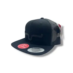 Kimes Ranch Hat - ATG Trucker Black