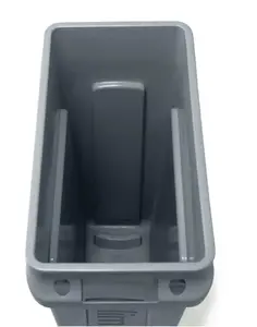 Commercial Slim Jim Blue Bin