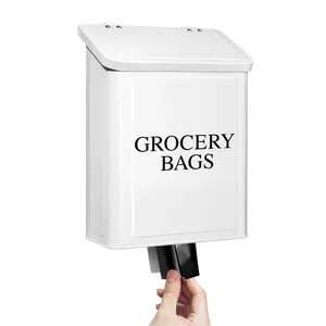 Calindiana Grocery Bags Holder – Modern Farmhouse Kitchen Storage