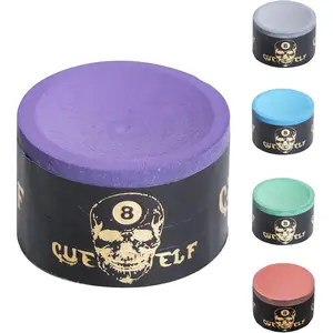 Premium Pool Cue Chalk Billiard Pool Stick Available in Blue Green Pink Purple or Grey