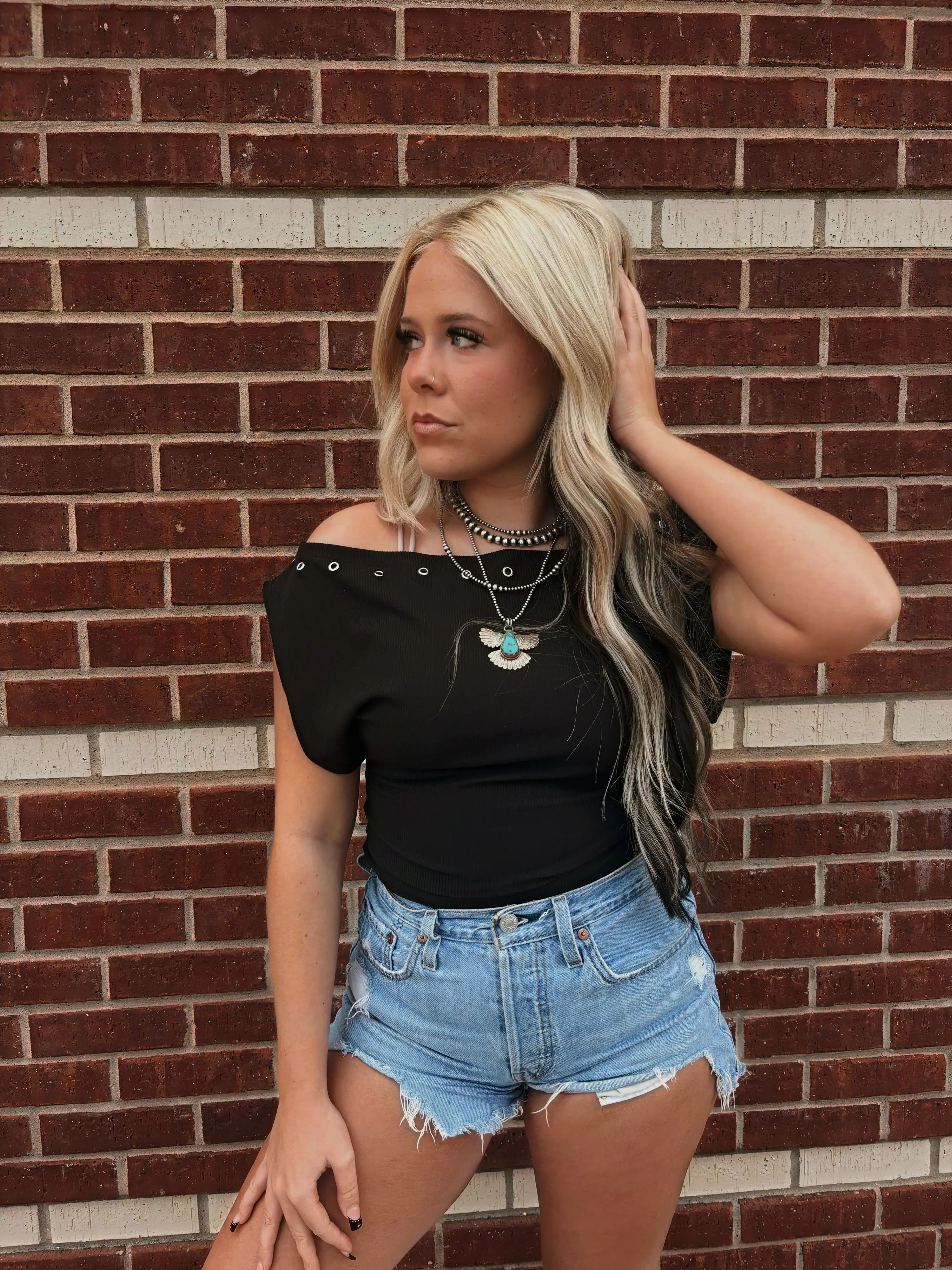 Grunge Grommet Top