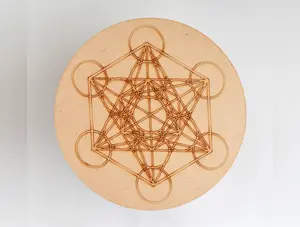 Soothing Crystals - Metatron Cube Crystal Grid Board