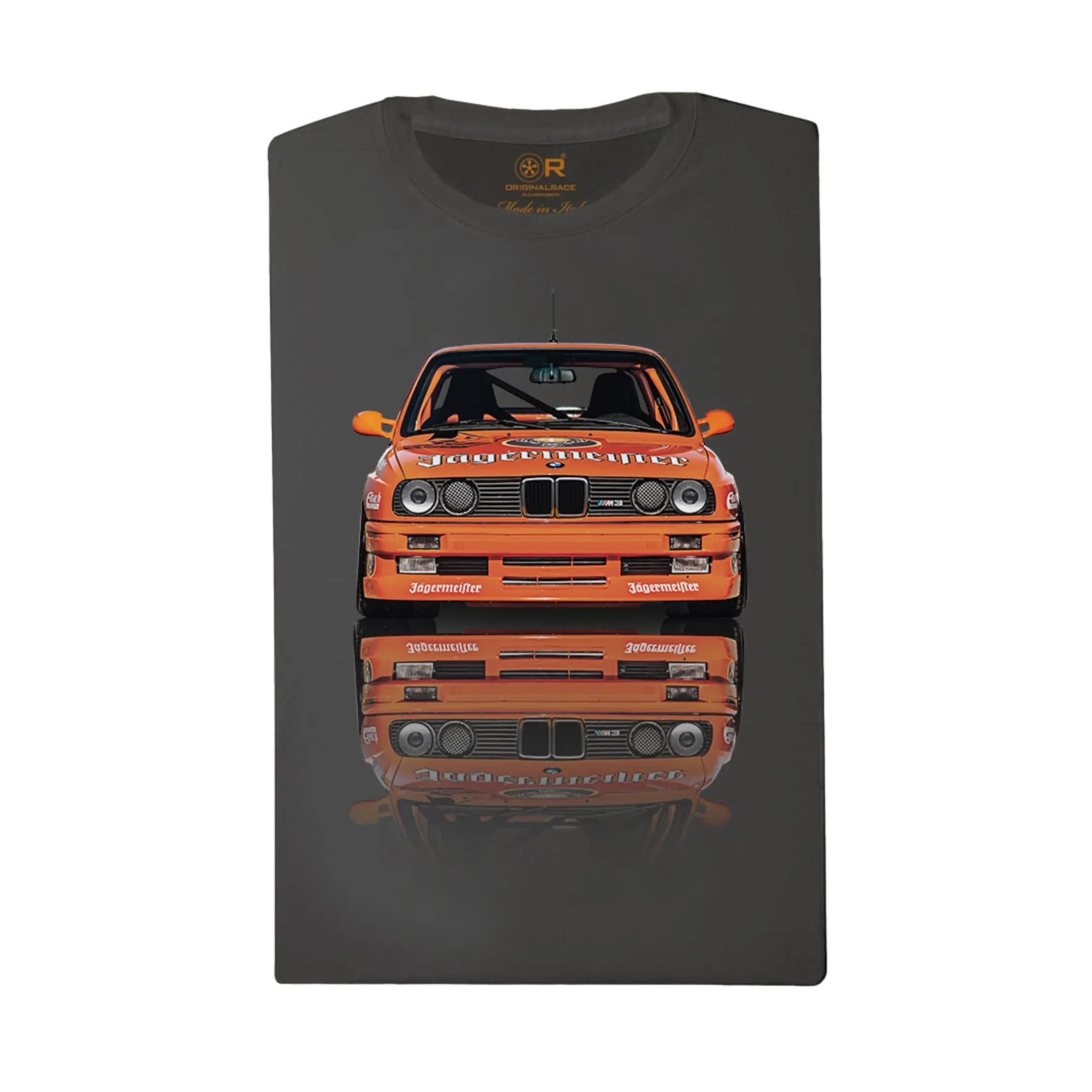 **NEW** BMW E30 M3 EVO Jägermeister T-Shirt In Grey (Slim Cut)