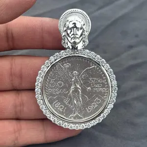 925 Silver San Judas Centenario Pendant