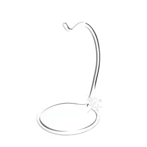Ornament Display Stand Hanger Clear Acrylic, 5-1/2" High