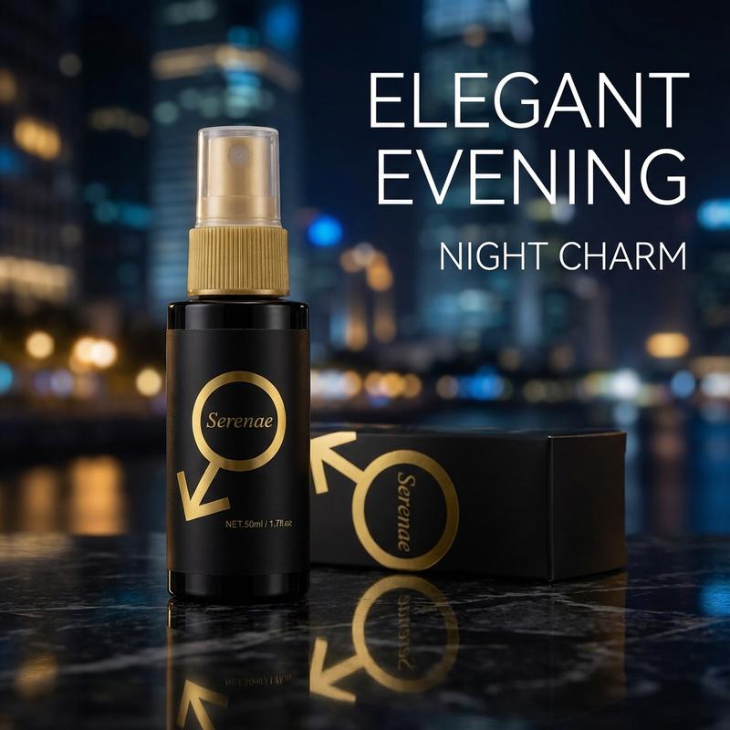 Serenae Pheromones Infused Fragrance Charming Confidence Attract Men Women Long Lasting Cologne for Both Genders 50ml