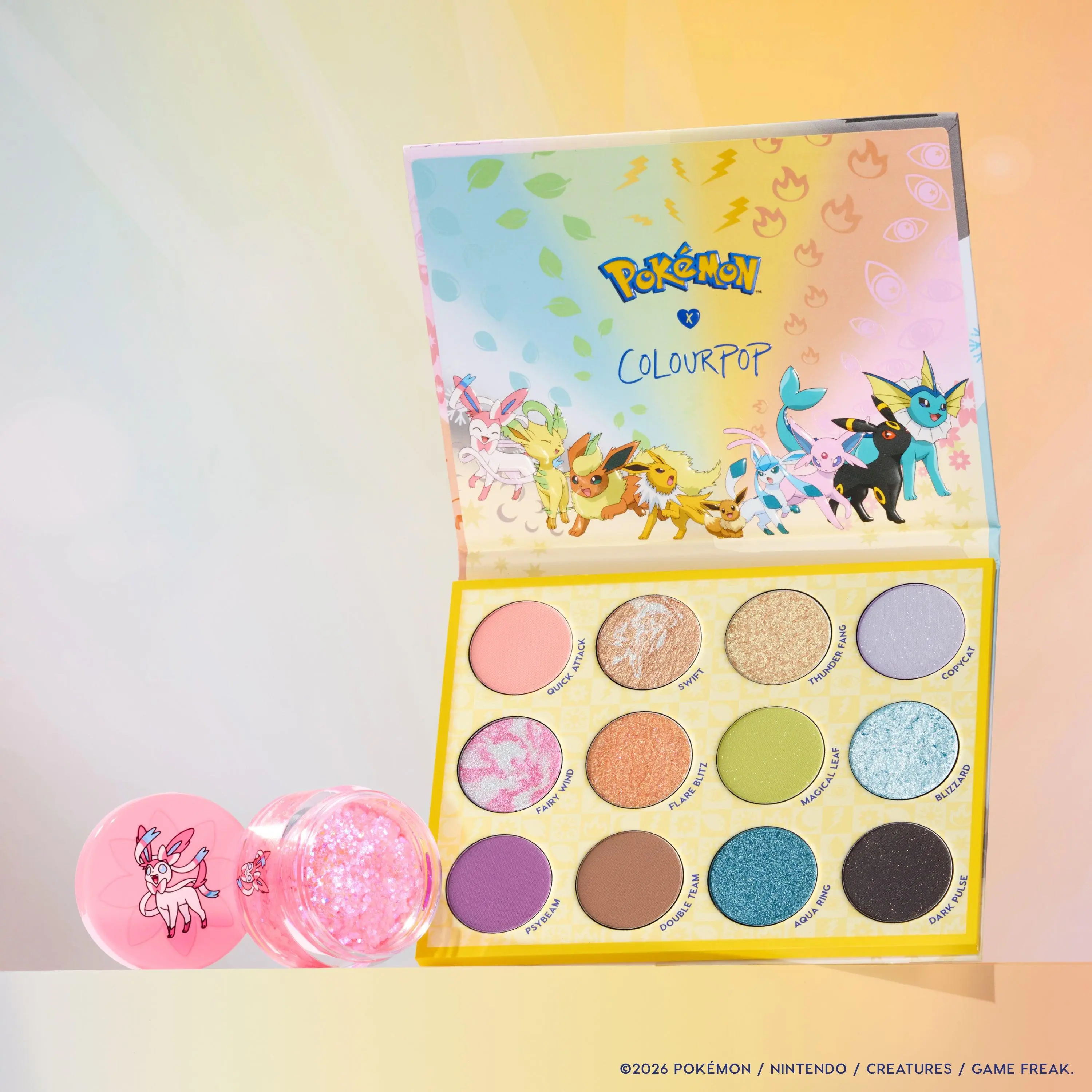 Touch of Sparkle - Eevelution Shadow Palette + Glitterally Obsessed Touch of Sparkle - Eevelution Shadow Palette + Glitterally Obsessed