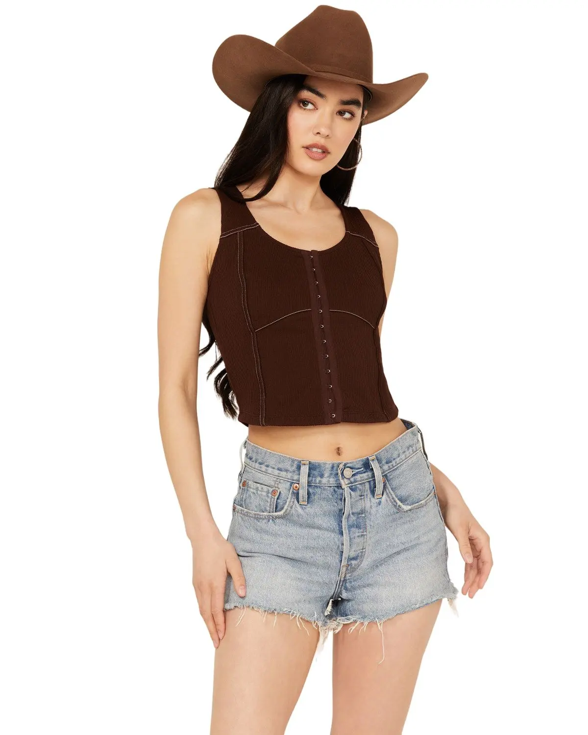 Shyanne Women's Women'S Corset Tank - Swsu24k2-Dkbn