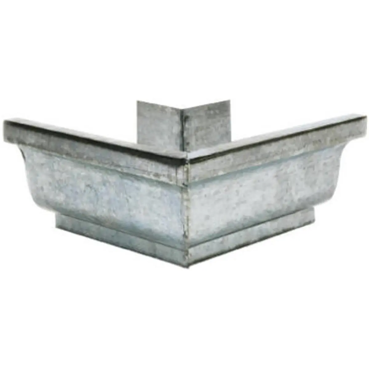 Amerimax Home Products 15202 212 MAIN 4 in Galvanized Steel Metal Gutter Outside Mitre, Mill Finish, 0.45 lbs, 7.5 x 7.5 x 3 in for Sailing Water Sports