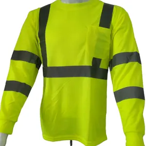 Long Sleeve Hi-Viz Safety Shirt