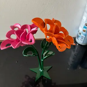 2-Stem Single Rose Flower, Custom Color Request Available at Checkout