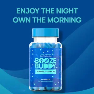 Boozebuddy Morning After Relief - 48 Capsules Dietary Supplement for US Users Enjoy the Night Own the Morning