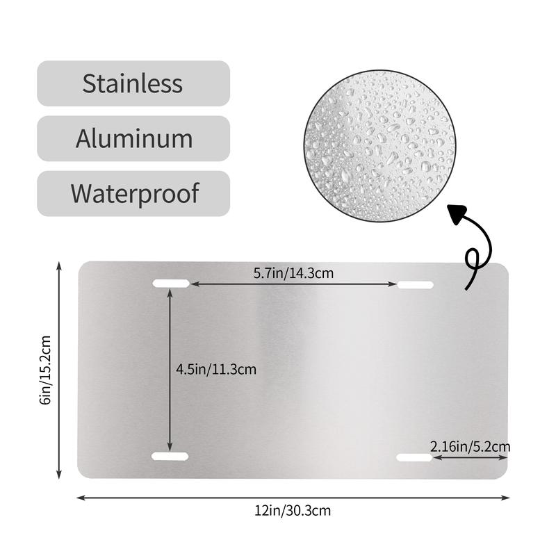 Outdoor Adventure Mountain View License Plate Novelty Tag Custom Car Accessories